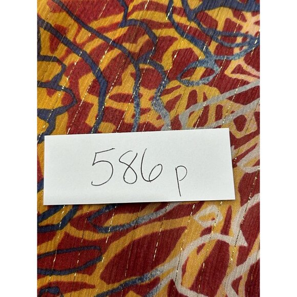 BCBGMaxAzria Inga One Shoulder Halter Silk Maxi Dress Multicolor Sz 10 Cocktail - Picture 11 of 12